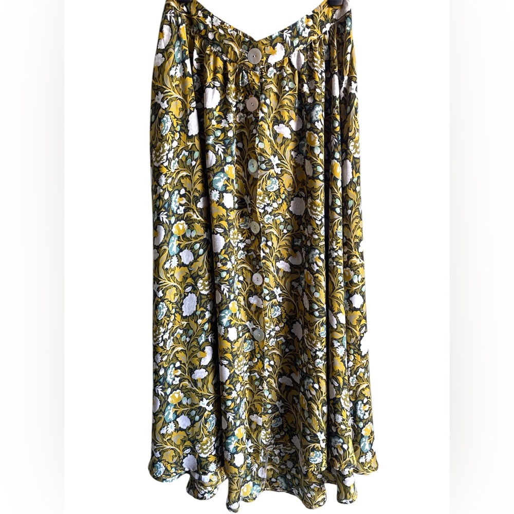 Floral Midi Skirt